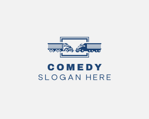 Trailer Truck Logistics  Logo