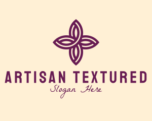 Purple Flower Spa logo design