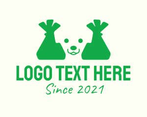 Veterinarian - Puppy Dog Bag logo design