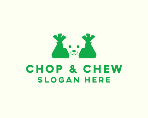 Pet Adoption - Puppy Dog Bag logo design