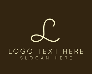 Handwritten - Golden Beauty Script logo design