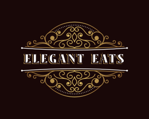 Deluxe Elegant Ornament logo design