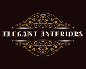 Deluxe Elegant Ornament logo design