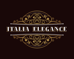 Deluxe Elegant Ornament logo design