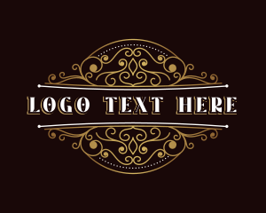 Deluxe Elegant Ornament Logo