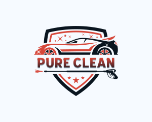 Clean Car Wash logo design