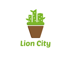 Cactus City Pot logo design