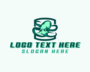 Coastal - Octopus Gaming Clan logo design