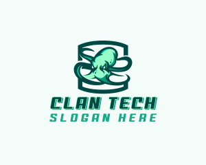 Clan - Octopus Gaming Clan logo design