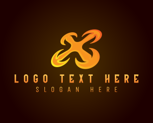 Video - Flying Aerial Drone logo design