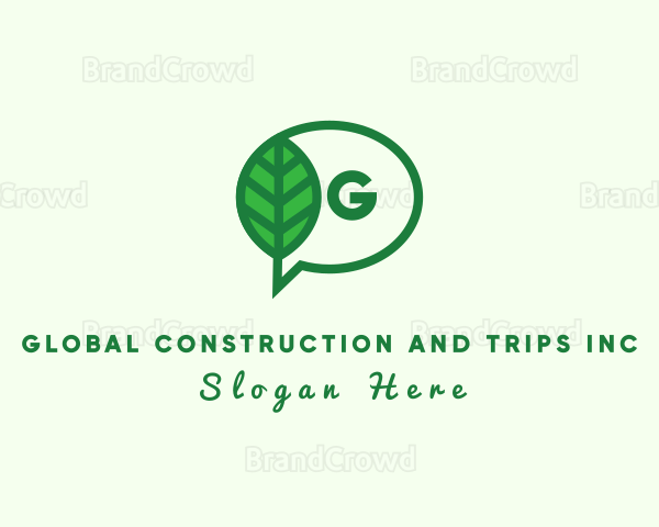 Natural Leaf Environment Chat Logo