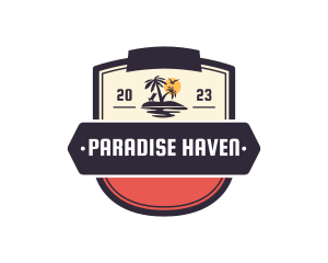 Summer Island Hopping logo design