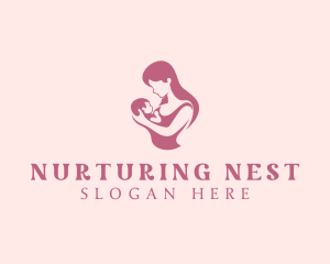 Mother Baby Childcare logo design