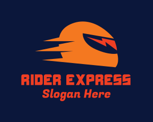 Rider - Rider Thunder Helmet logo design
