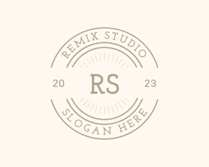 Retro Hipster Studio  logo design