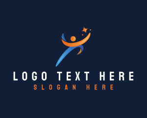 Leader - Human Leader Success logo design
