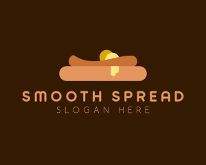 Pancake Butter Snack logo design