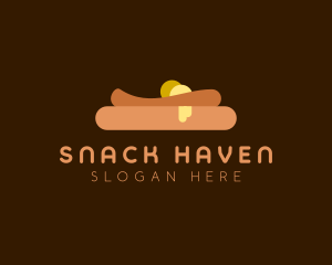 Pancake Butter Snack logo design