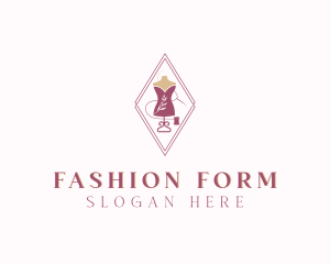 Fashion Sewing Mannequin logo design