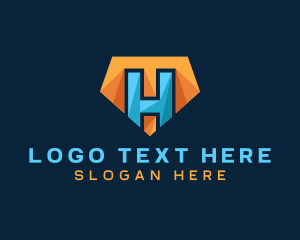 Generic Superhero Letter H logo design