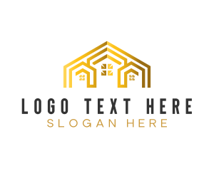 Monoline - House Roof Residence logo design