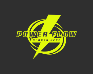 Thunder Power Lightning logo design