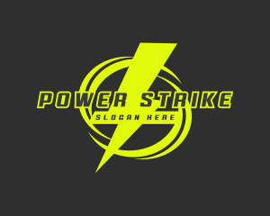 Thunder Power Lightning logo design