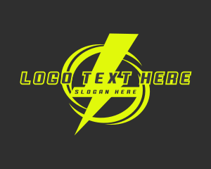 Energy - Thunder Power Lightning logo design