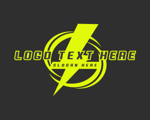 Thunder Power Lightning Logo