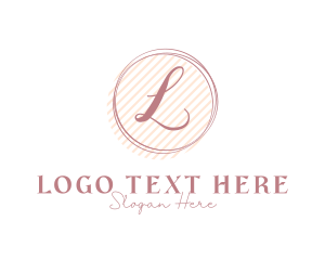 Cosmetology - Feminine Beauty Salon logo design