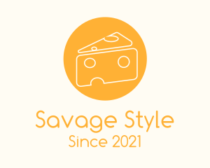 Swiss Cheese Slice logo design