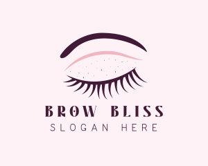 Eyebrow - Cosmetics Eyelash Eyebrow logo design