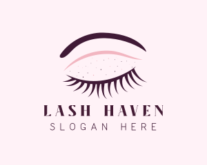 Cosmetics Eyelash Eyebrow logo design