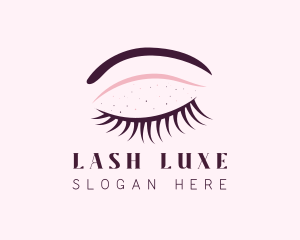 Cosmetics Eyelash Eyebrow logo design