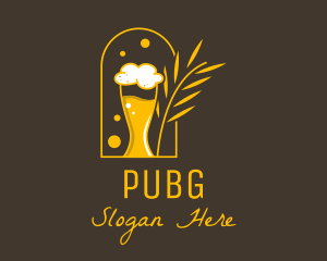 Oktoberfest - Beer Mug Wheat logo design