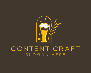 Craft Beer Drink logo design