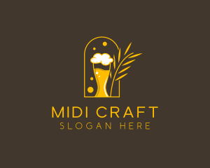 Craft Beer Drink logo design