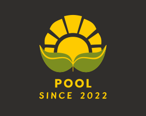 Natural Products - Sun Farming Leaf logo design