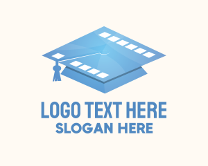 Film - Film School Academy Graduate logo design