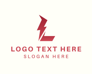 Lightning Bolt - Electric Thunder Lightning logo design