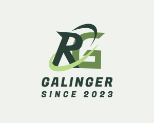 Freight - Team Letter RG Monogram logo design