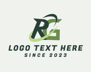 Logistics - Team Letter RG Monogram logo design
