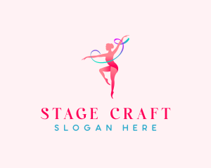 Dance Sports Gymnast logo design