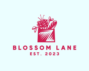 Bouquet - Flower Basket Delivery logo design
