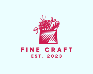 Flower Basket Bread logo design