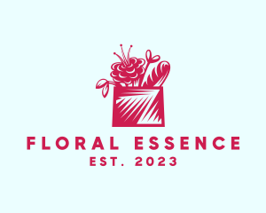 Bouquet - Flower Basket Delivery logo design