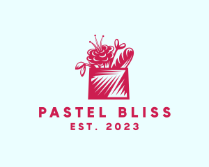 Flower Basket Bread logo design