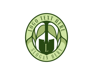 Botany - Natural Shovel Farm logo design