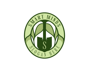 Shovel - Natural Shovel Farm logo design