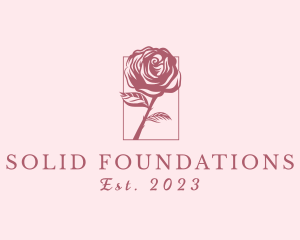 Flowershop - Rose Flower Florist logo design